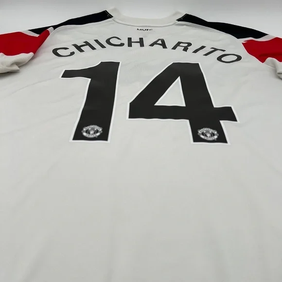 Chicharito #14 Manchester United 2010/2011 Away ORIGINAL Nike Soccer Jersey (L)